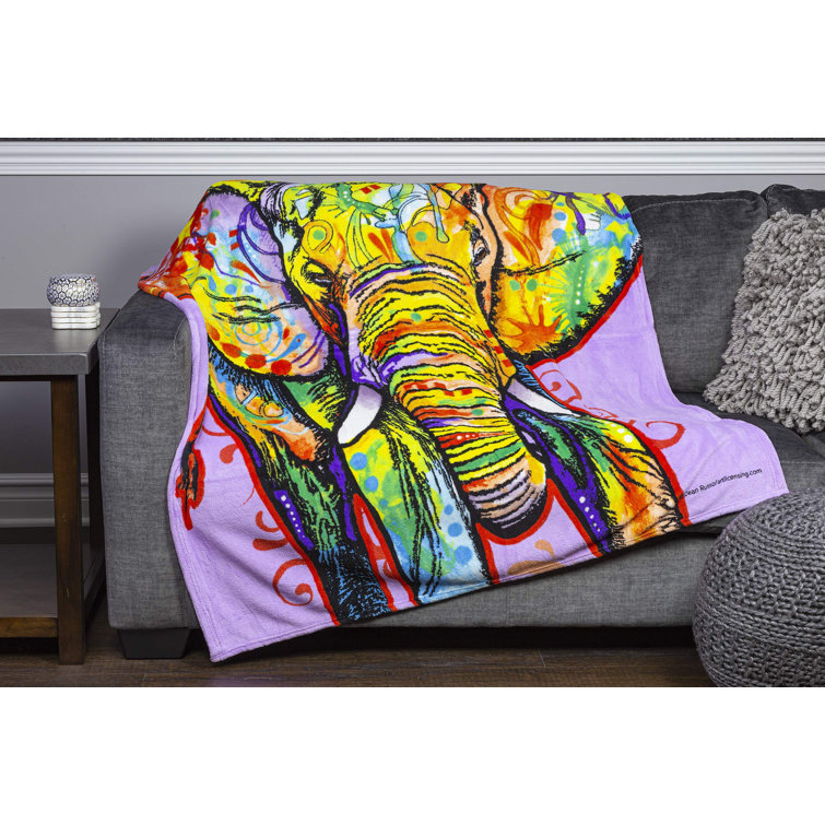 Elephant best sale fleece blanket